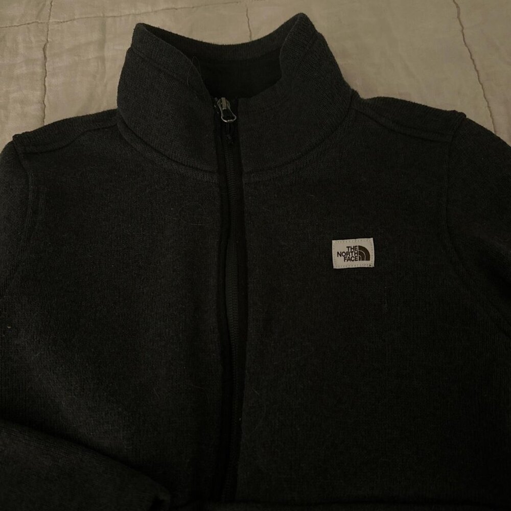 Black North Face Quarter Zip - Picture 5 of 6